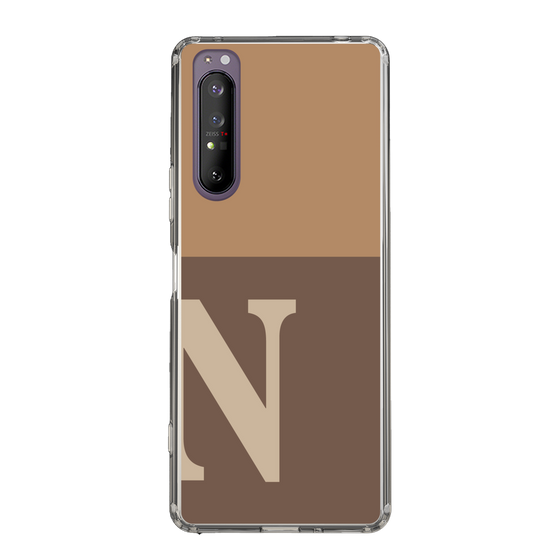 Slim Protection Case［ Original - initial two tone - N brown ］
