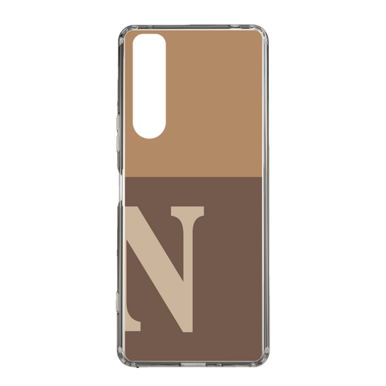 Slim Protection Case［ Original - initial two tone - N brown ］