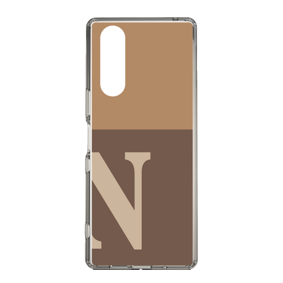 Slim Protection Case［ Original - initial two tone - N brown ］