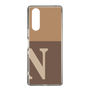 Slim Protection Case［ Original - initial two tone - N brown ］