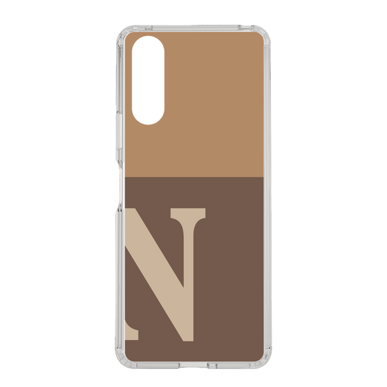 Slim Protection Case［ Original - initial two tone - N brown ］