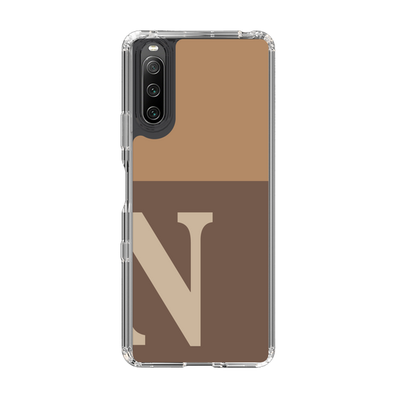 Slim Protection Case［ Original - initial two tone - N brown ］