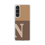 Slim Protection Case［ Original - initial two tone - N brown ］