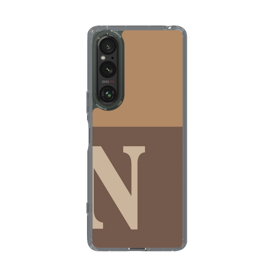 Slim Protection Case［ Original - initial two tone - N brown ］