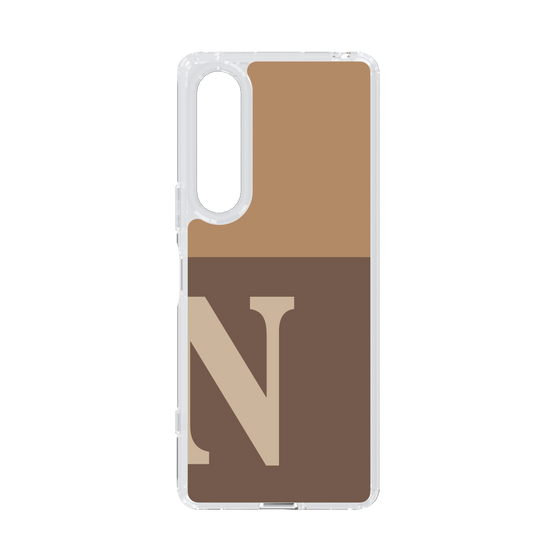 Slim Protection Case［ Original - initial two tone - N brown ］