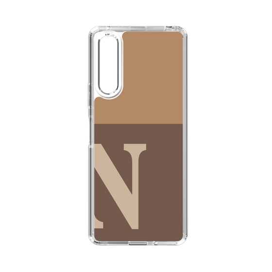 Slim Protection Case［ Original - initial two tone - N brown ］