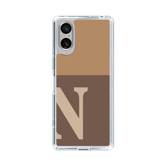 Slim Protection Case［ Original - initial two tone - N brown ］
