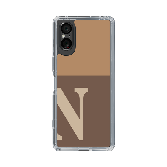 Slim Protection Case［ Original - initial two tone - N brown ］