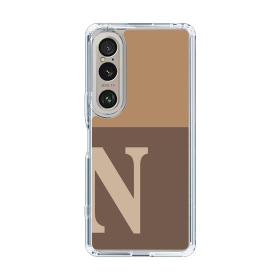 Slim Protection Case［ Original - initial two tone - N brown ］