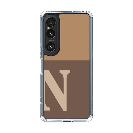 Slim Protection Case［ Original - initial two tone - N brown ］