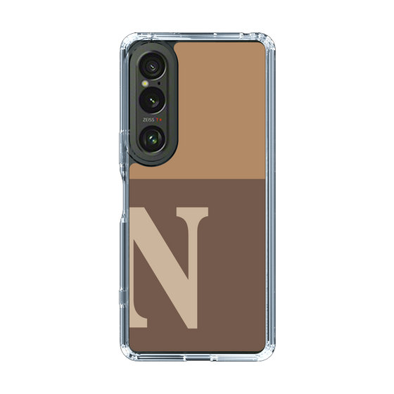 Slim Protection Case［ Original - initial two tone - N brown ］