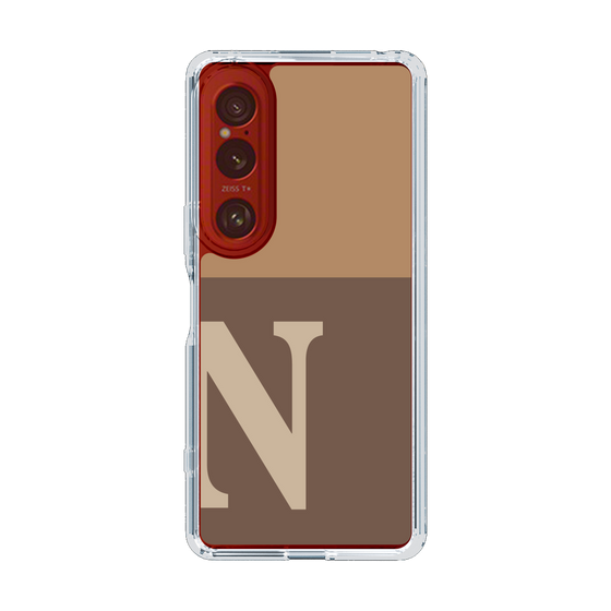 Slim Protection Case［ Original - initial two tone - N brown ］