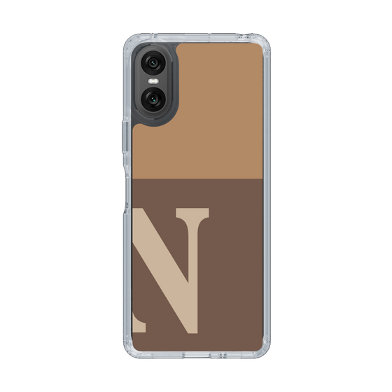 Slim Protection Case［ Original - initial two tone - N brown ］