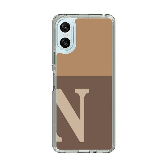 Slim Protection Case［ Original - initial two tone - N brown ］
