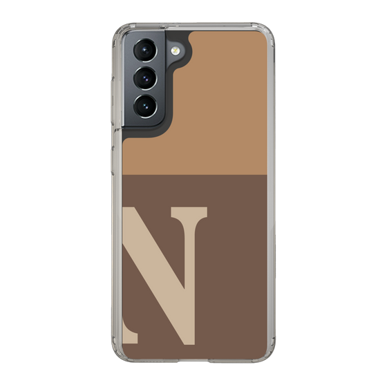 Slim Protection Case［ Original - initial two tone - N brown ］