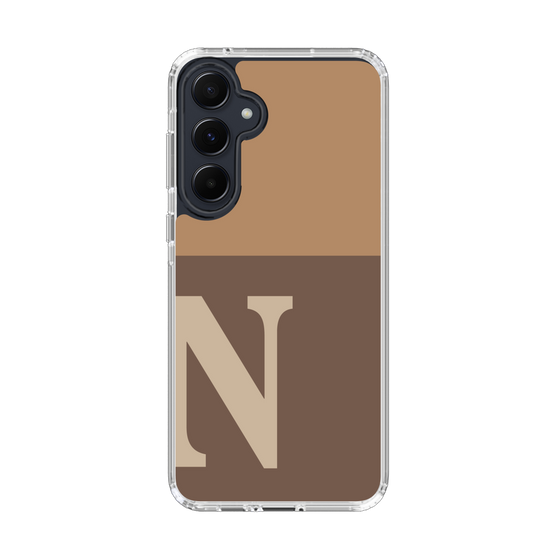 Slim Protection Case［ オリジナル - initial two tone - N brown ］