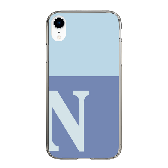 Slim Protection Case［ Original - initial two tone - N blue ］