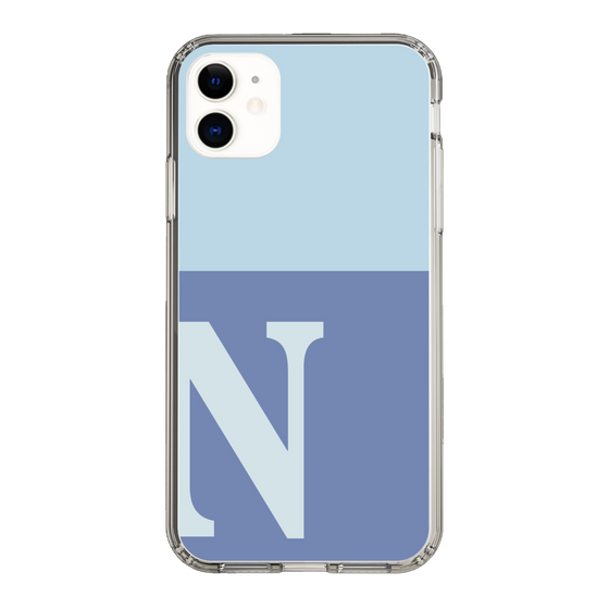 Slim Protection Case［ Original - initial two tone - N blue ］