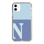 Slim Protection Case［ Original - initial two tone - N blue ］