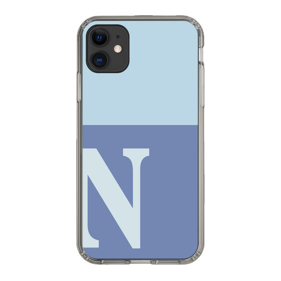 Slim Protection Case［ Original - initial two tone - N blue ］