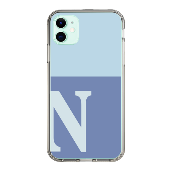 Slim Protection Case［ Original - initial two tone - N blue ］