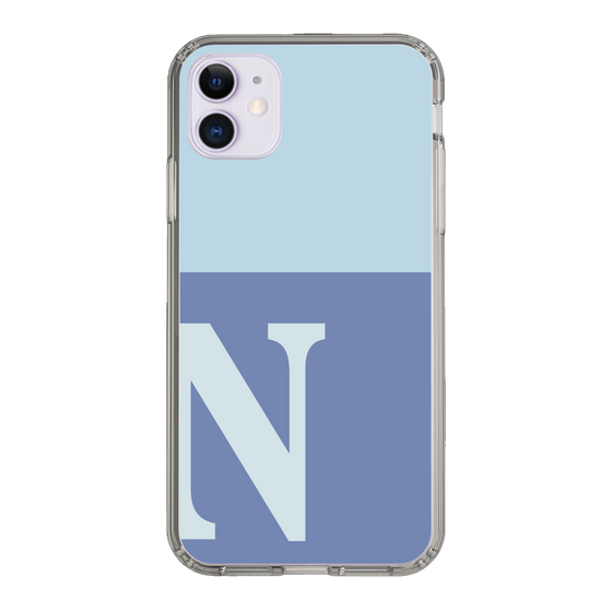 Slim Protection Case［ Original - initial two tone - N blue ］