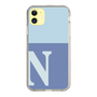 Slim Protection Case［ Original - initial two tone - N blue ］