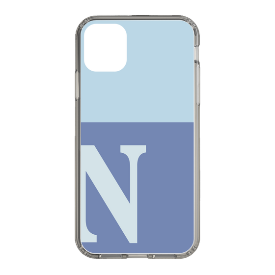 Slim Protection Case［ Original - initial two tone - N blue ］
