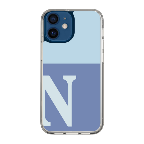Slim Protection Case［ Original - initial two tone - N blue ］