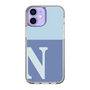 Slim Protection Case［ Original - initial two tone - N blue ］