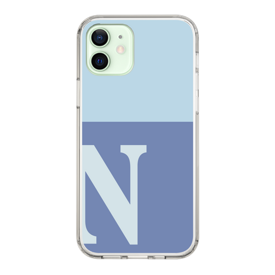 Slim Protection Case［ Original - initial two tone - N blue ］