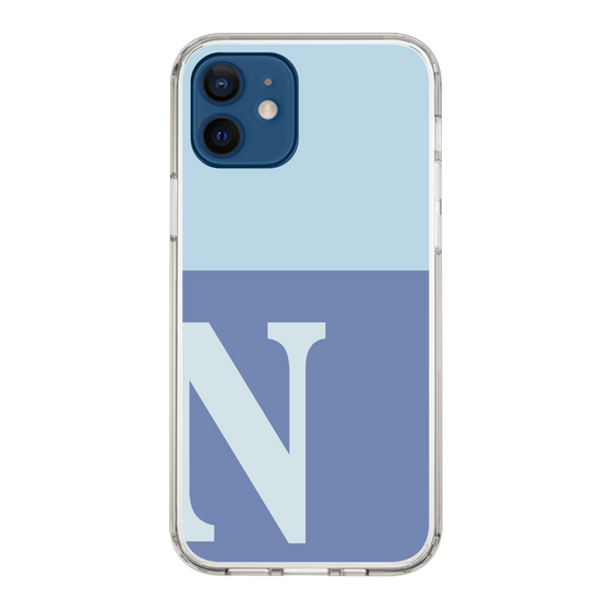 Slim Protection Case［ Original - initial two tone - N blue ］