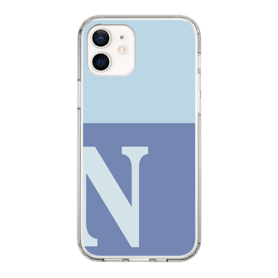 Slim Protection Case［ Original - initial two tone - N blue ］