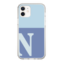 Slim Protection Case［ Original - initial two tone - N blue ］