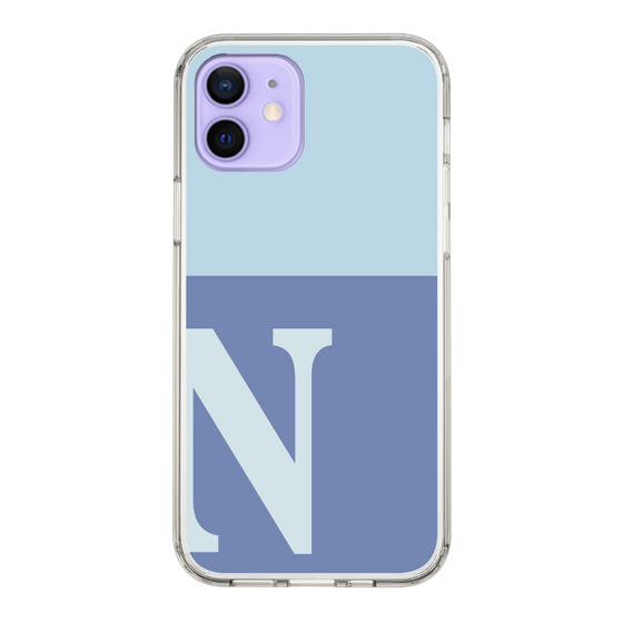 Slim Protection Case［ Original - initial two tone - N blue ］
