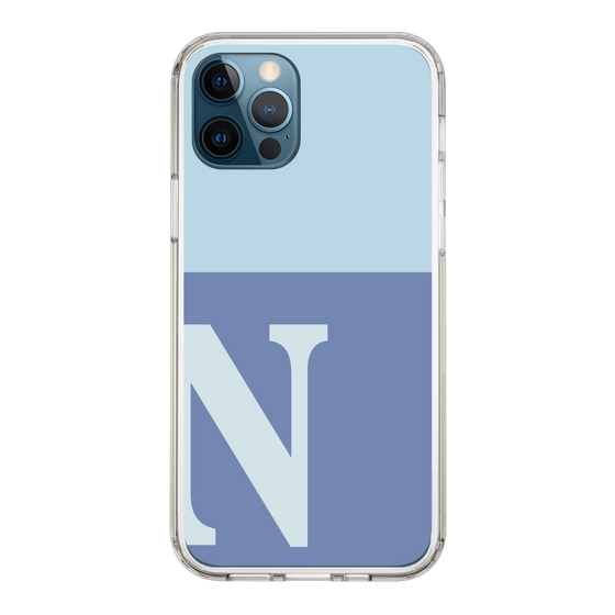 Slim Protection Case［ Original - initial two tone - N blue ］