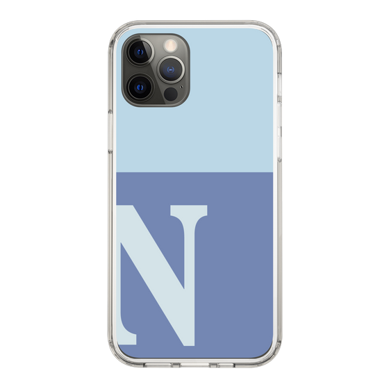 Slim Protection Case［ Original - initial two tone - N blue ］