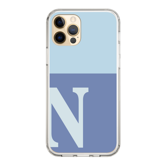 Slim Protection Case［ Original - initial two tone - N blue ］