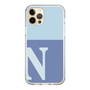Slim Protection Case［ Original - initial two tone - N blue ］