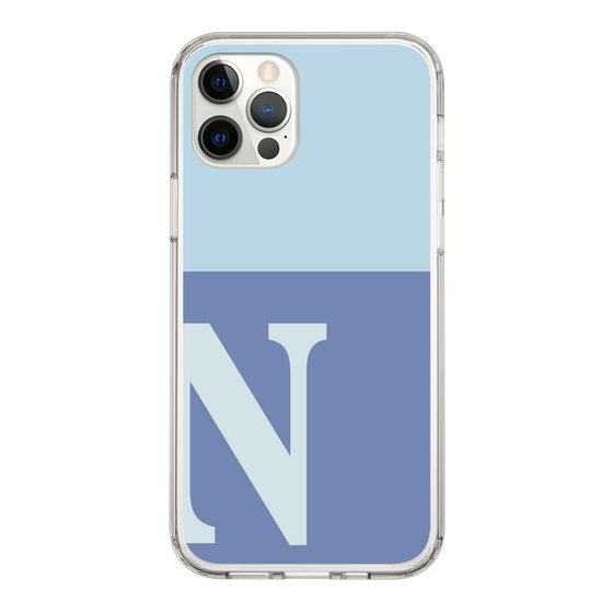 Slim Protection Case［ Original - initial two tone - N blue ］