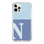 Slim Protection Case［ Original - initial two tone - N blue ］