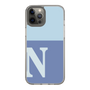 Slim Protection Case［ Original - initial two tone - N blue ］