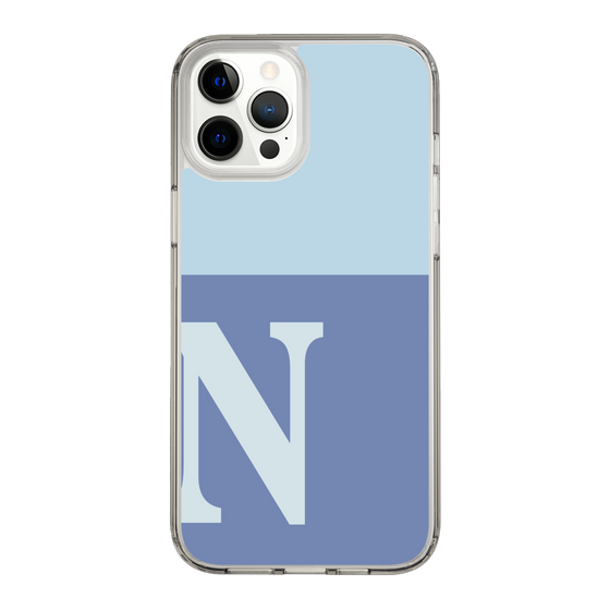 Slim Protection Case［ Original - initial two tone - N blue ］