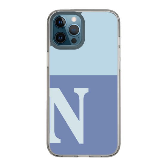 Slim Protection Case［ Original - initial two tone - N blue ］
