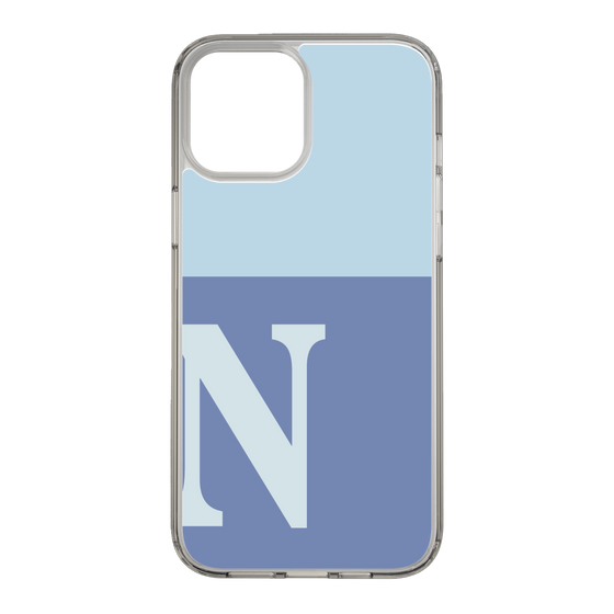 Slim Protection Case［ Original - initial two tone - N blue ］