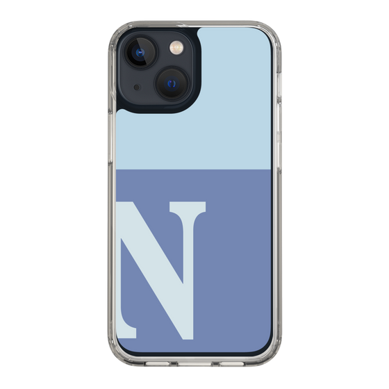 Slim Protection Case［ Original - initial two tone - N blue ］