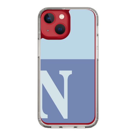 Slim Protection Case［ Original - initial two tone - N blue ］