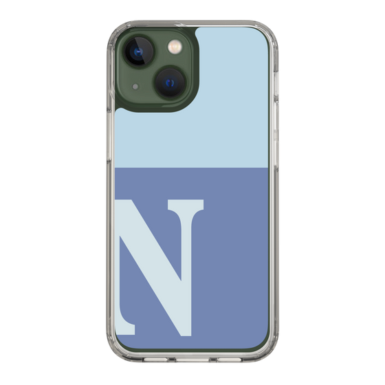 Slim Protection Case［ Original - initial two tone - N blue ］
