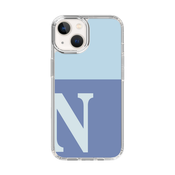 Slim Protection Case［ Original - initial two tone - N blue ］