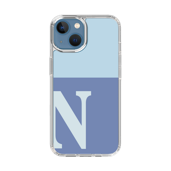 Slim Protection Case［ Original - initial two tone - N blue ］